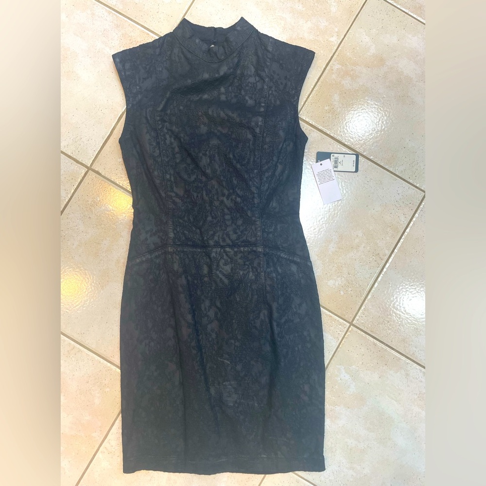 Guess Black Sleeveless Midi Dress